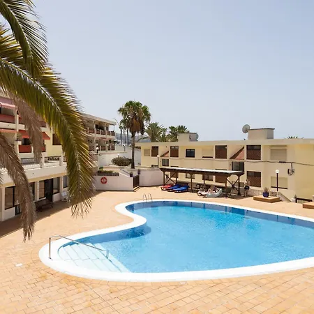 公寓 Frontline Playa Vistas With Pool, Parking, Sea *