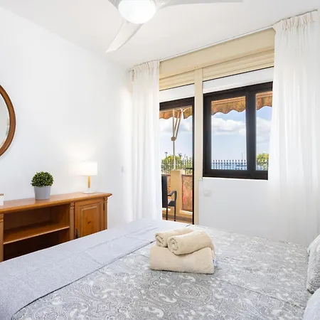 公寓 Frontline Playa Vistas With Pool, Parking, Sea 洛斯克里斯蒂亚诺斯