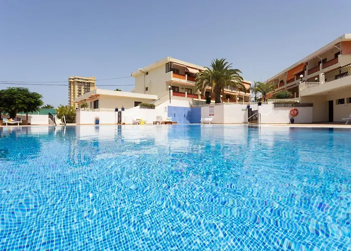 Frontline Playa Vistas With Pool, Parking, Sea דירה לוס כריסטיאנוס