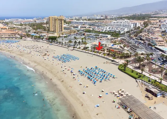 Frontline Playa Vistas With Pool, Parking, Sea דירה לוס כריסטיאנוס