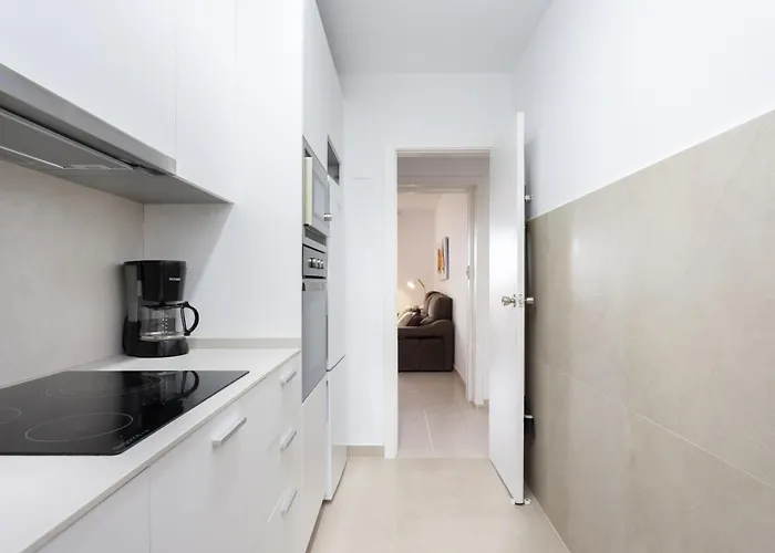 דירה Frontline Playa Vistas With Pool, Parking, Sea לוס כריסטיאנוס