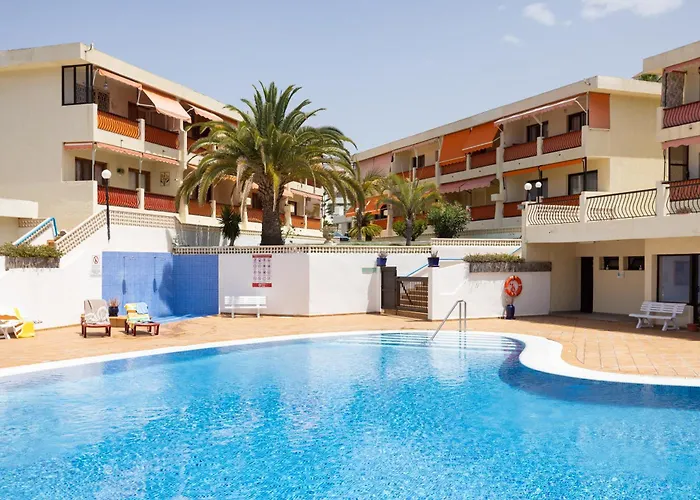 Apartament Frontline Playa Vistas With Pool, Parking, Sea Los Cristianos (Tenerife)